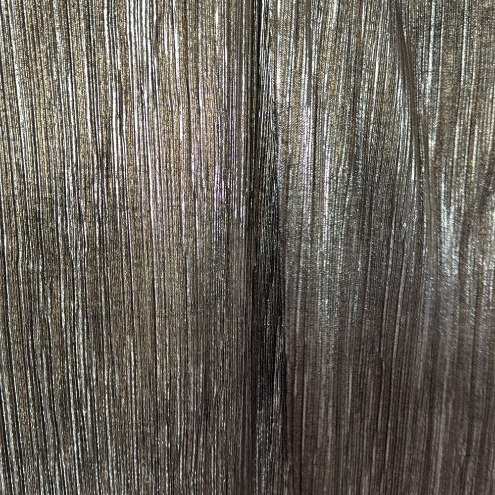 Show Me Your MuMu One-Shoulder Metallic Gold Maxi Dress - Picture 4 of 5